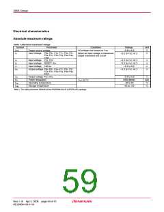 浏览型号M38586GE-XXXSP的Datasheet PDF文件第59页