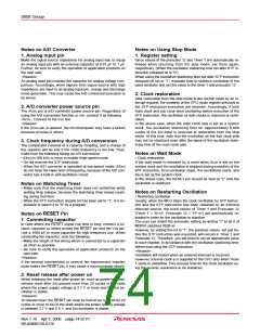 浏览型号M38586GE-XXXSP的Datasheet PDF文件第74页