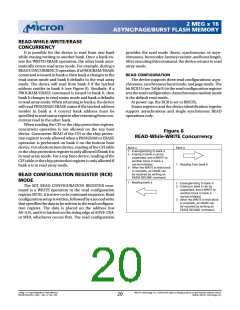 浏览型号MT28F322D18FH-80BET的Datasheet PDF文件第20页