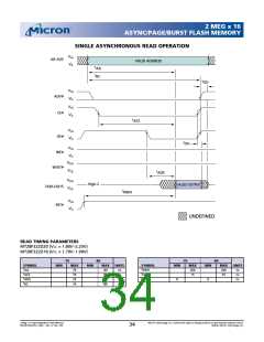 浏览型号MT28F322D18FH-80BET的Datasheet PDF文件第34页