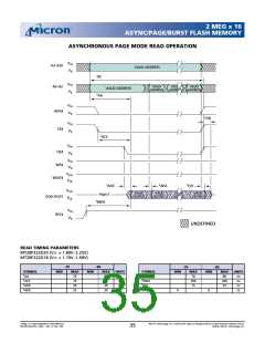 浏览型号MT28F322D18FH-80BET的Datasheet PDF文件第35页