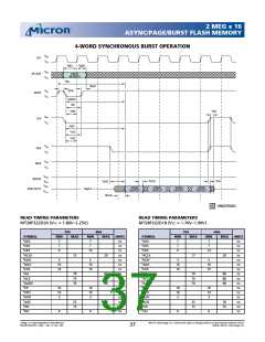 浏览型号MT28F322D18FH-80BET的Datasheet PDF文件第37页