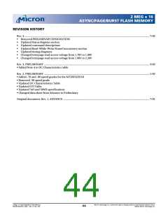 浏览型号MT28F322D18FH-80BET的Datasheet PDF文件第44页