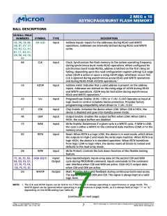 浏览型号MT28F322D18FH-80BET的Datasheet PDF文件第7页