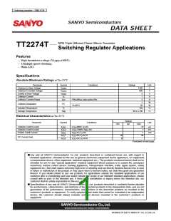 浏览型号TT2274T的Datasheet PDF文件第1页