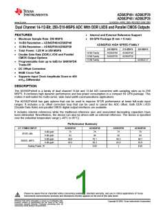 浏览型号ADS62P49IRGCT的Datasheet PDF文件第1页