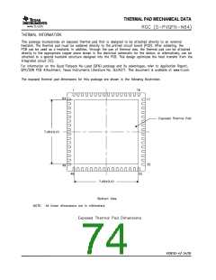 浏览型号ADS62P49IRGCT的Datasheet PDF文件第74页