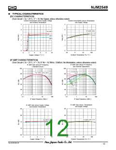 浏览型号NJM2549的Datasheet PDF文件第12页