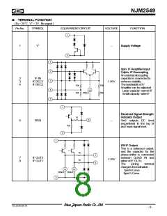 浏览型号NJM2549的Datasheet PDF文件第8页