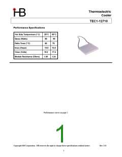 浏览型号TEC1-12710的Datasheet PDF文件第1页