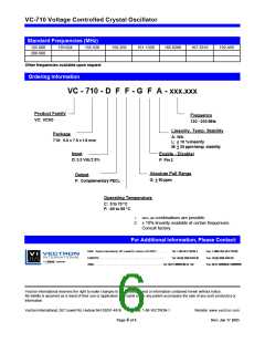 浏览型号VC-710-DFC-GFL-167.3316的Datasheet PDF文件第6页