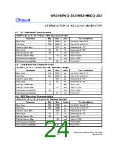 浏览型号W83195WG-382的Datasheet PDF文件第24页