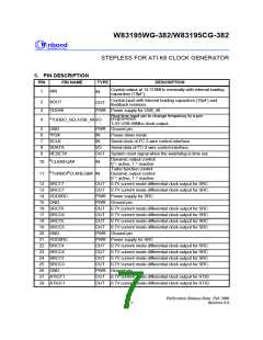 浏览型号W83195WG-382的Datasheet PDF文件第7页