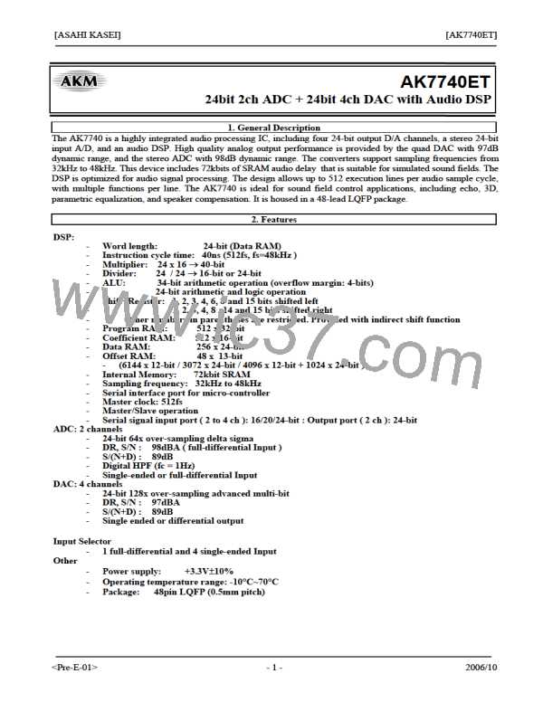 AK7740ET图片预览