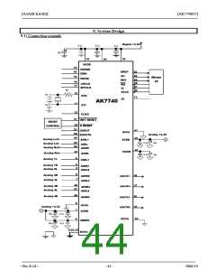 浏览型号AK7740ET的Datasheet PDF文件第44页
