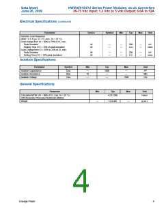 浏览型号HW012A0M1的Datasheet PDF文件第4页