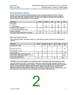 浏览型号QPW060A0M641Z的Datasheet PDF文件第2页