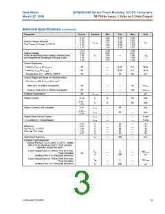 浏览型号QPW060A0Y1的Datasheet PDF文件第3页