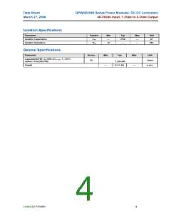 浏览型号QPW060A0Y1的Datasheet PDF文件第4页