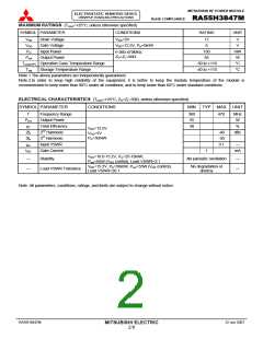 浏览型号RA55H3847M-101的Datasheet PDF文件第2页