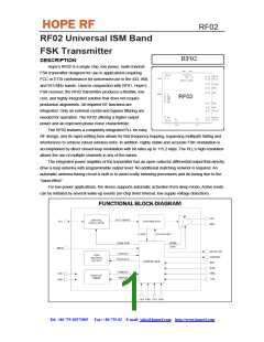 浏览型号RF02的Datasheet PDF文件第1页