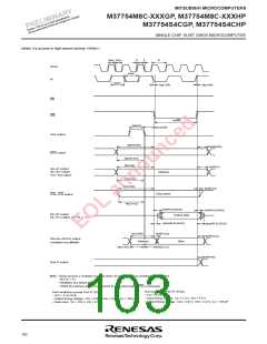 浏览型号M37754S4CGP的Datasheet PDF文件第103页