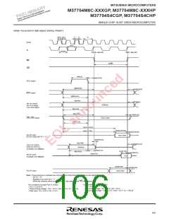 浏览型号M37754S4CGP的Datasheet PDF文件第106页