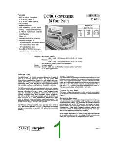 浏览型号MRH2812SF的Datasheet PDF文件第1页