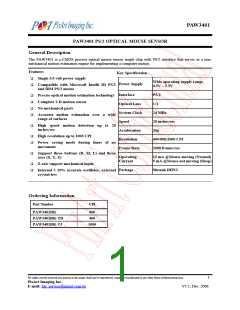浏览型号PAW3401DK的Datasheet PDF文件第1页
