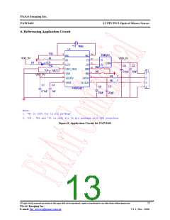 浏览型号PAW3401DK-TJ的Datasheet PDF文件第13页