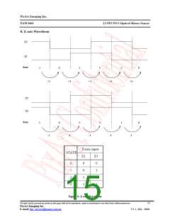 浏览型号PAW3401DK-TD的Datasheet PDF文件第15页