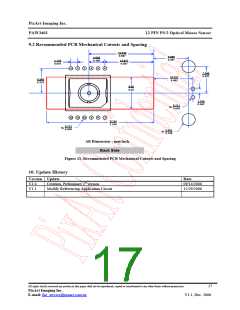 浏览型号PAW3401DK的Datasheet PDF文件第17页