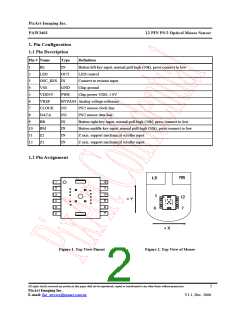 浏览型号PAW3401DK的Datasheet PDF文件第2页