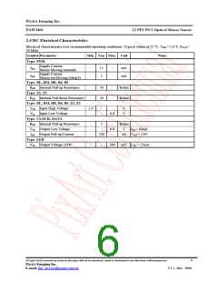 浏览型号PAW3401DK-TD的Datasheet PDF文件第6页