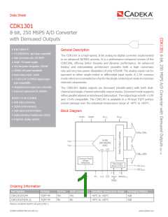 浏览型号CDK1301ITQ44的Datasheet PDF文件第1页