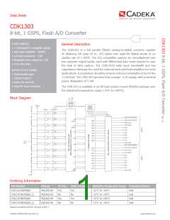 浏览型号CDK1303的Datasheet PDF文件第1页
