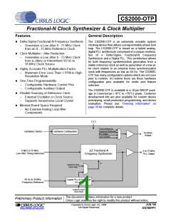 浏览型号CS2000P-CZZR的Datasheet PDF文件第1页