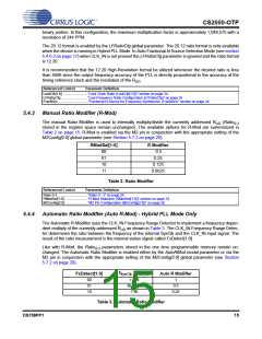 浏览型号CS2000P-CZZR的Datasheet PDF文件第15页