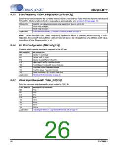 浏览型号CS2000P-CZZR的Datasheet PDF文件第26页