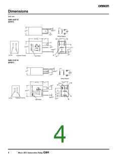 浏览型号G8H-1A4T-R的Datasheet PDF文件第4页