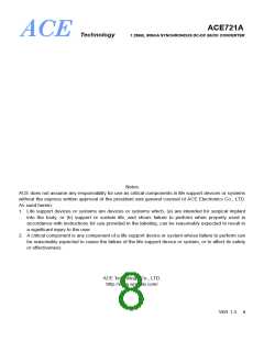 浏览型号ACE721A的Datasheet PDF文件第8页