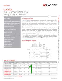 浏览型号CDK2308BILP64的Datasheet PDF文件第1页
