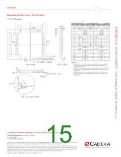 浏览型号CDK2308BILP64的Datasheet PDF文件第15页