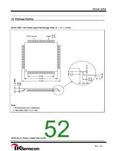 浏览型号IN16C1054的Datasheet PDF文件第52页