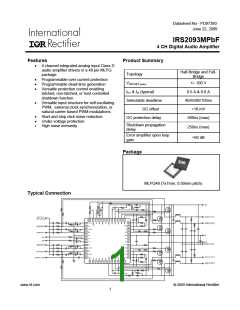 浏览型号IRS2093M的Datasheet PDF文件第1页
