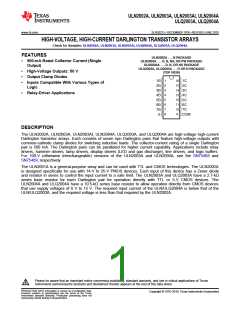 浏览型号ULN2003ADRG3的Datasheet PDF文件第1页