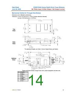 浏览型号EHW015A0A1的Datasheet PDF文件第14页