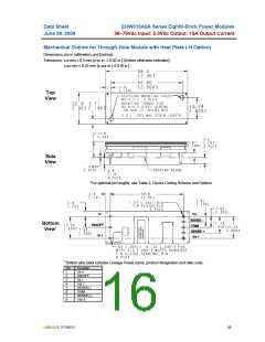 浏览型号EHW015A0A41Z的Datasheet PDF文件第16页