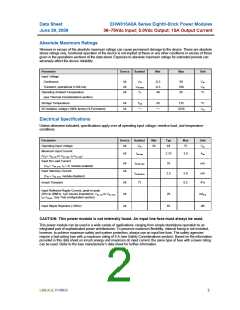 浏览型号EHW015A0A41-SZ的Datasheet PDF文件第2页