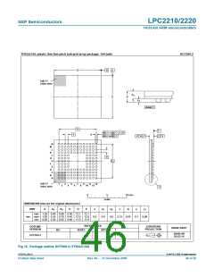 浏览型号LPC2220FBD144-S的Datasheet PDF文件第46页